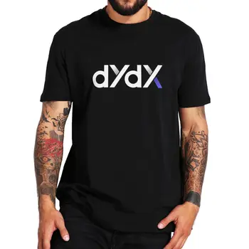dYdX Kriptografijos Marškinėliai Juokinga Cryptocurrency Monetos Blockchain Platforma Tee Viršūnes Vasaros Atsitiktinis Minkštas Unisex Medvilnės ES Dydžio marškinėlius