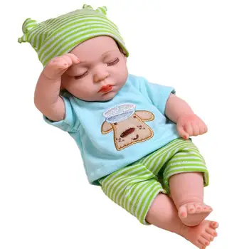 Kūdikių Lėlės 10 Colių Miega Realus Kūdikių Lėlės, Imitavimo Nekilnojamojo Ieškote Naujagimiai, Minkštos Lėlės Su Drabužiais Gimtadienio Žaislas