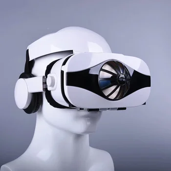 Virtualios Realybės 3D VR Ausines Smart Akinius, Šalmas, Mobiliojo ryšio Telefoną, Smartphone 6,3 Cm Lęšiai Žiūronai Su Valdikliu